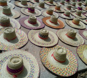 หมวกใบตาล ผลิตภัณฑ์ชุมชนบ้านหนองคู ตำบลโนนโหนน