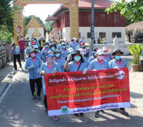 เดินรณรงค์การป้องกันโรคไข้เลือดออก